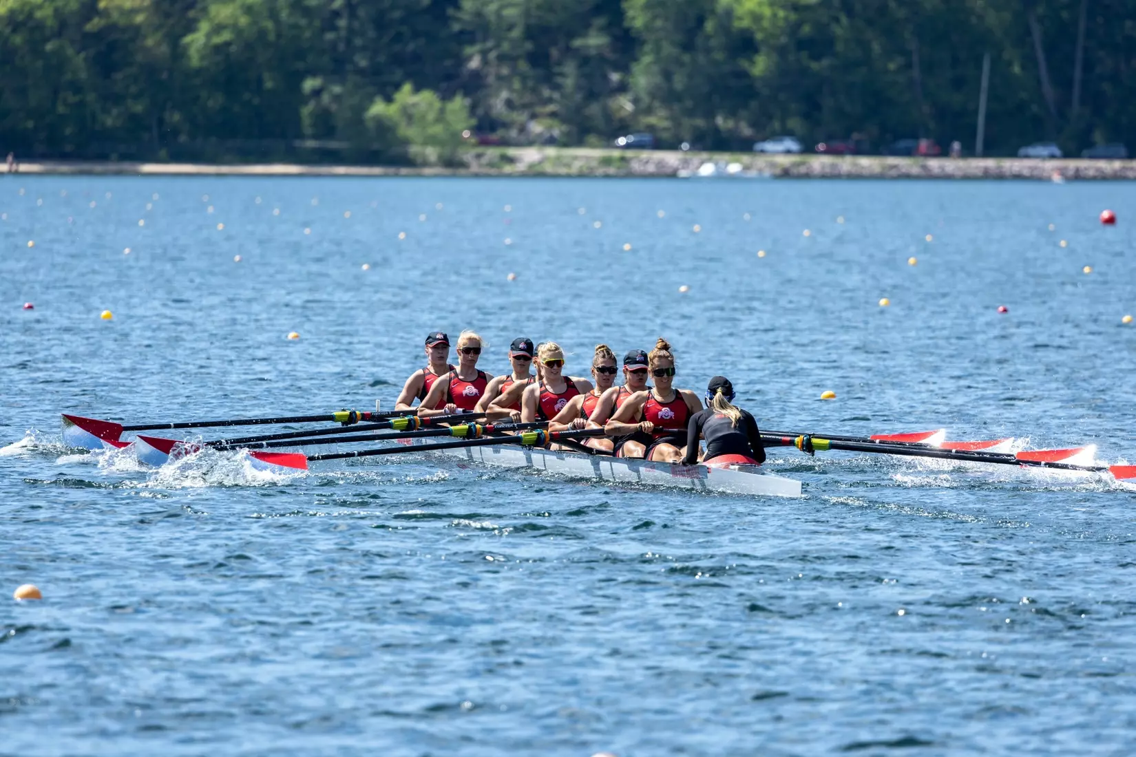 The 2024 Big Ten Rowing Championships on Devil’s Lake at Devil’s Lake State Park in Baraboo, Wisconsin, Sunday May 19, 2024.