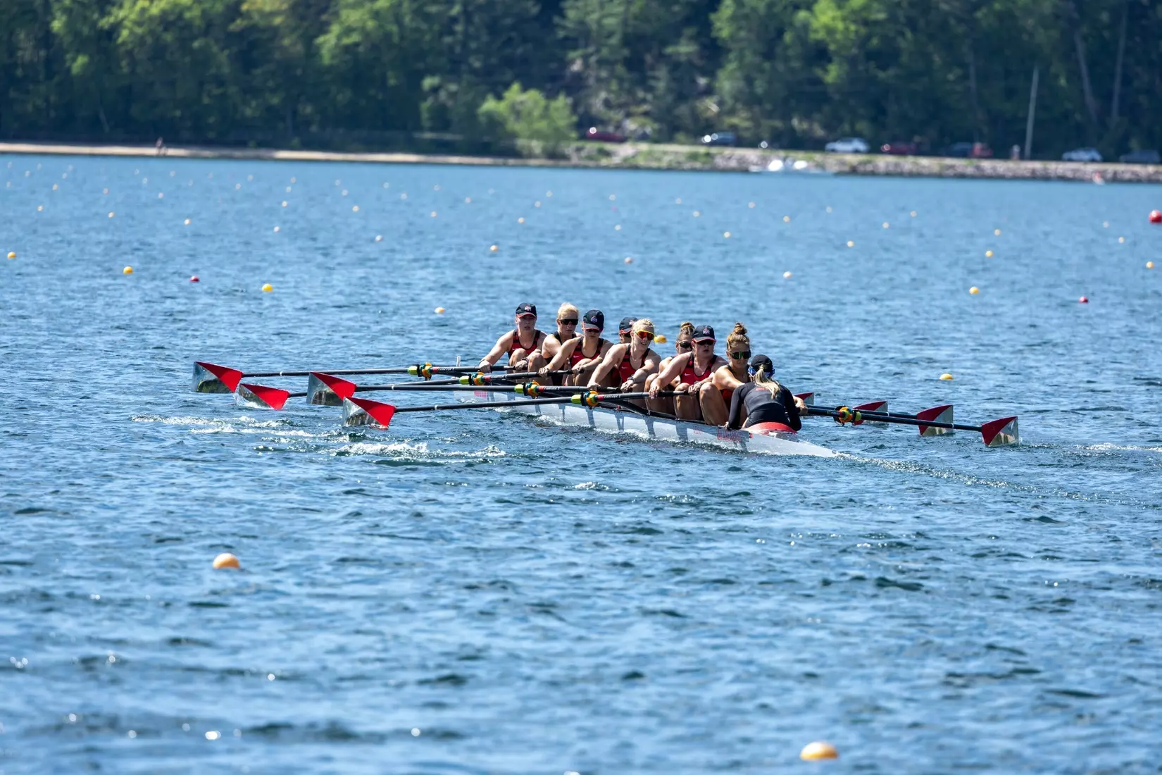The 2024 Big Ten Rowing Championships on Devil’s Lake at Devil’s Lake State Park in Baraboo, Wisconsin, Sunday May 19, 2024.