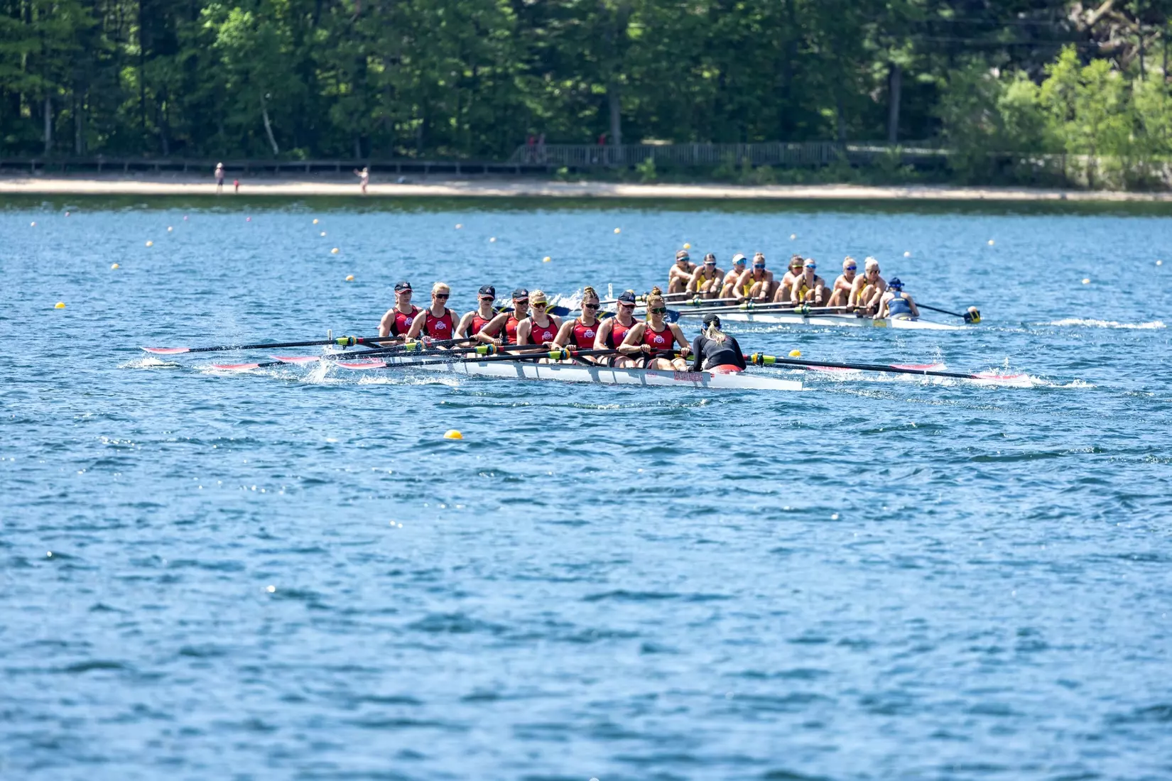 The 2024 Big Ten Rowing Championships on Devil’s Lake at Devil’s Lake State Park in Baraboo, Wisconsin, Sunday May 19, 2024.