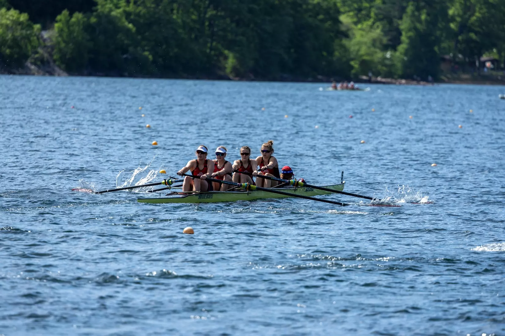 The 2024 Big Ten Rowing Championships on Devil’s Lake at Devil’s Lake State Park in Baraboo, Wisconsin, Sunday May 19, 2024.
