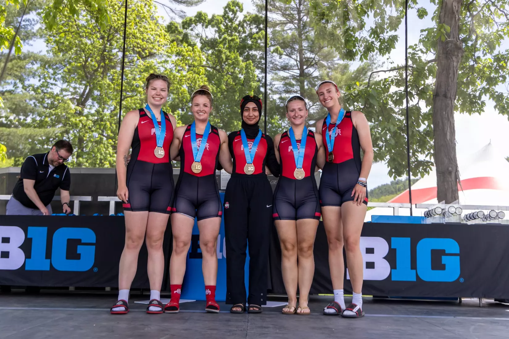 The 2024 Big Ten Rowing Championships on Devil’s Lake at Devil’s Lake State Park in Baraboo, Wisconsin, Sunday May 19, 2024.