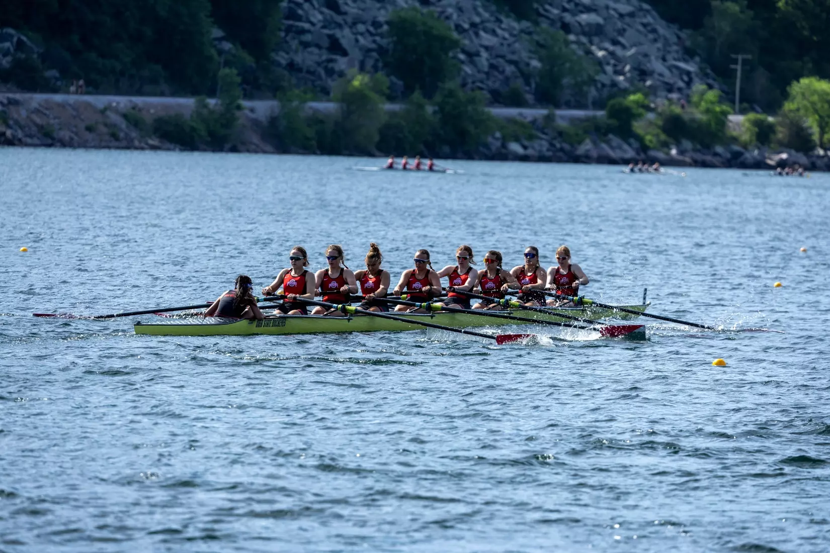 The 2024 Big Ten Rowing Championships on Devil’s Lake at Devil’s Lake State Park in Baraboo, Wisconsin, Sunday May 19, 2024.