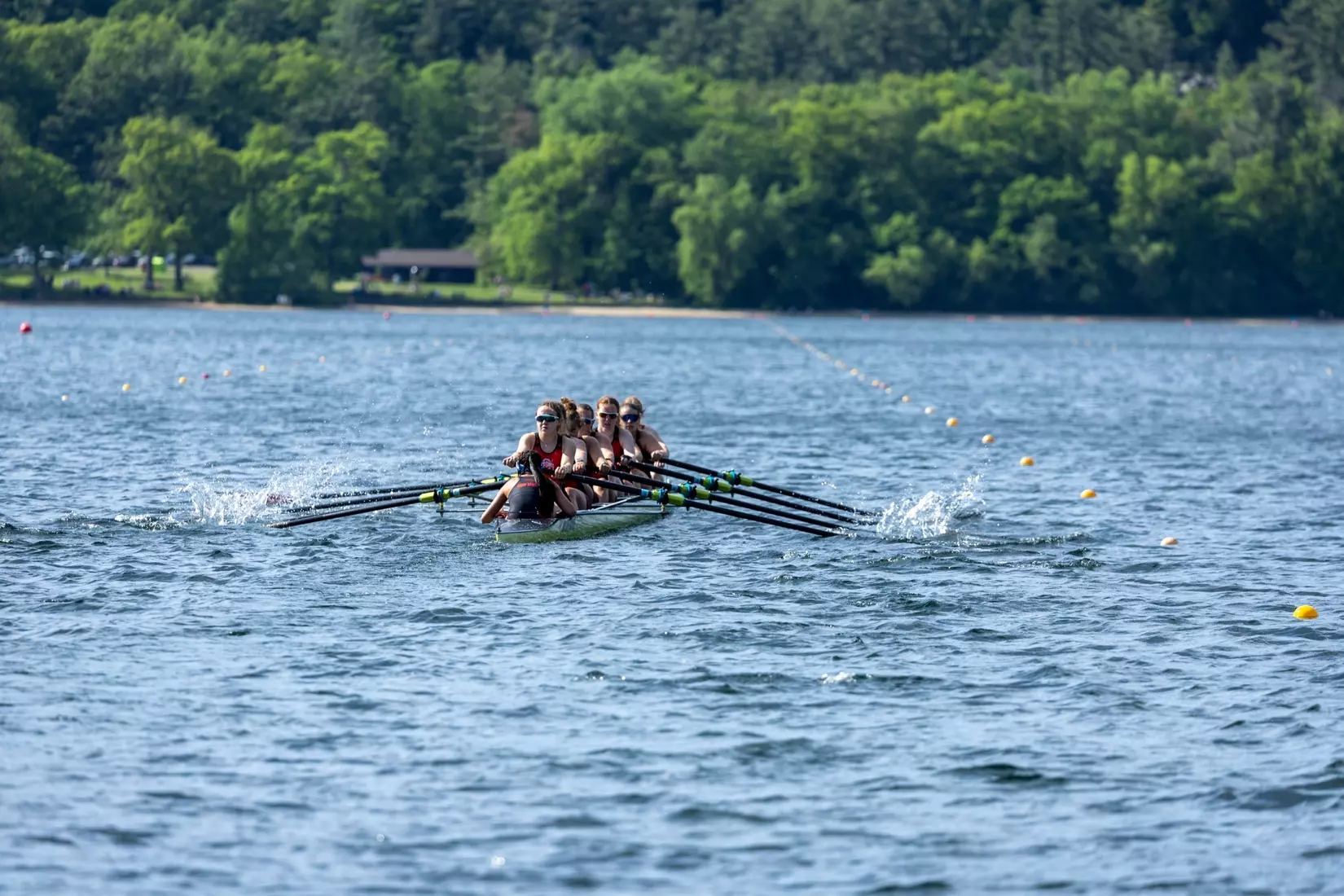 The 2024 Big Ten Rowing Championships on Devil’s Lake at Devil’s Lake State Park in Baraboo, Wisconsin, Sunday May 19, 2024.