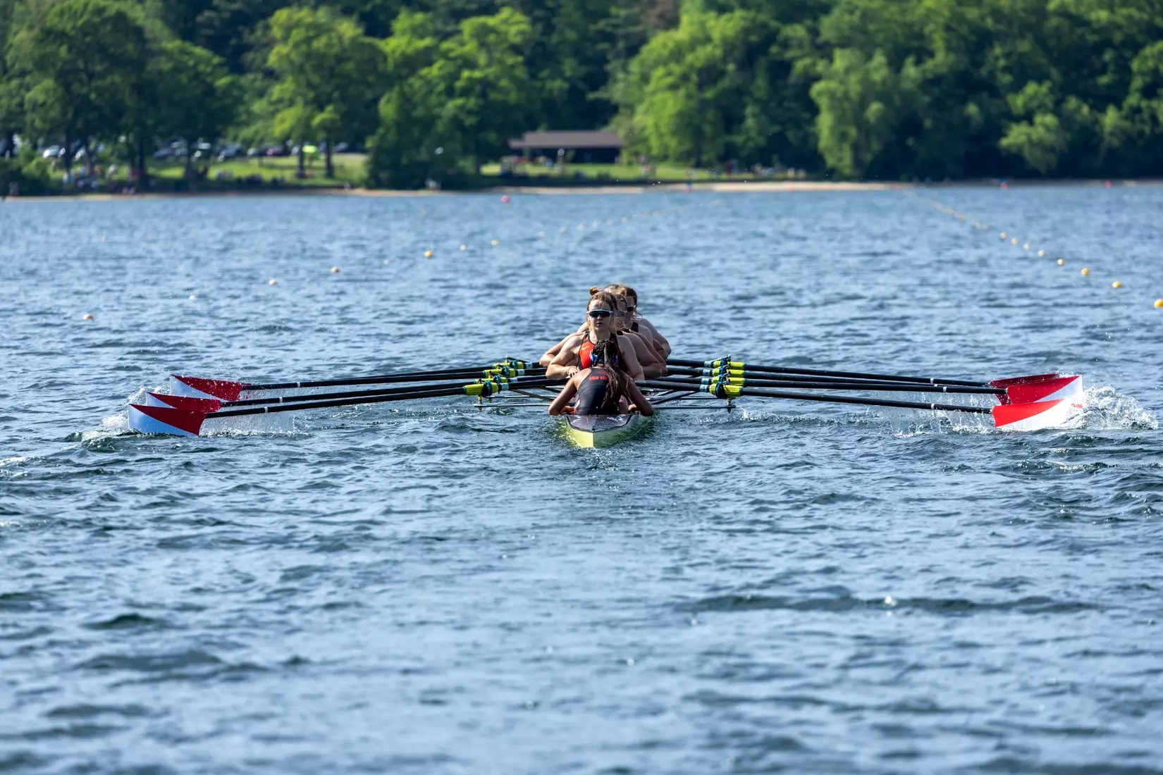 The 2024 Big Ten Rowing Championships on Devil’s Lake at Devil’s Lake State Park in Baraboo, Wisconsin, Sunday May 19, 2024.