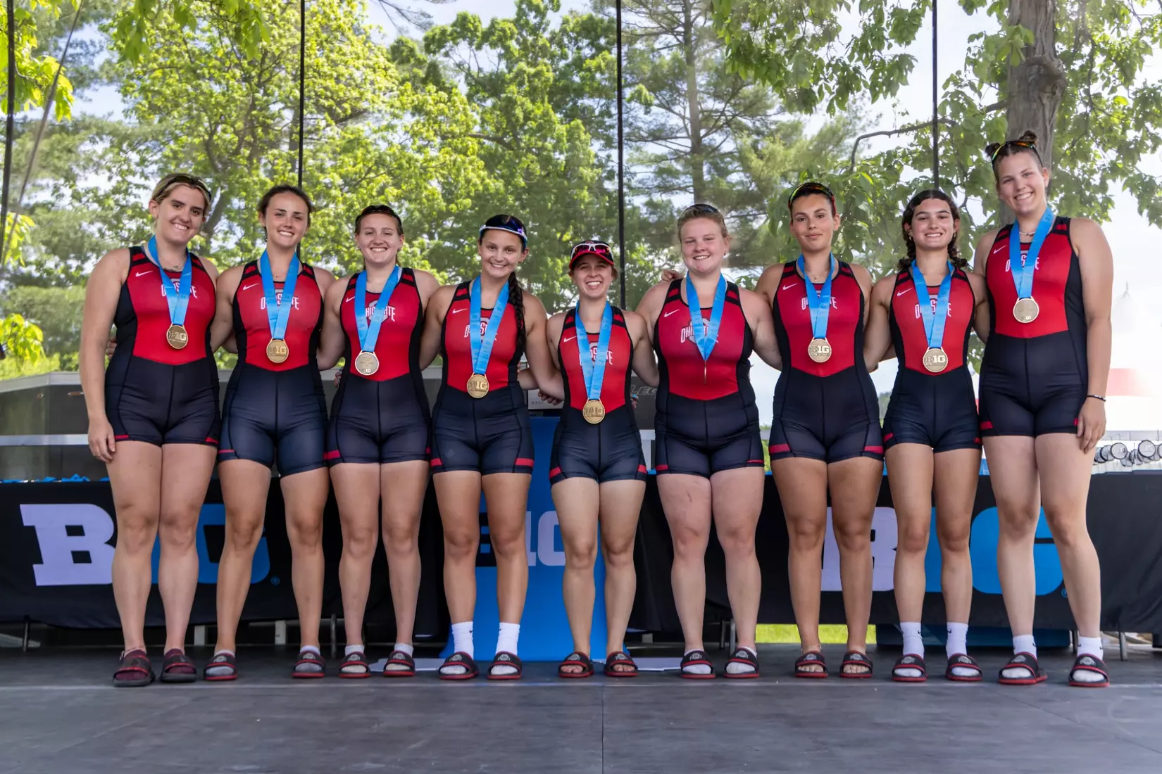 The 2024 Big Ten Rowing Championships on Devil’s Lake at Devil’s Lake State Park in Baraboo, Wisconsin, Sunday May 19, 2024.