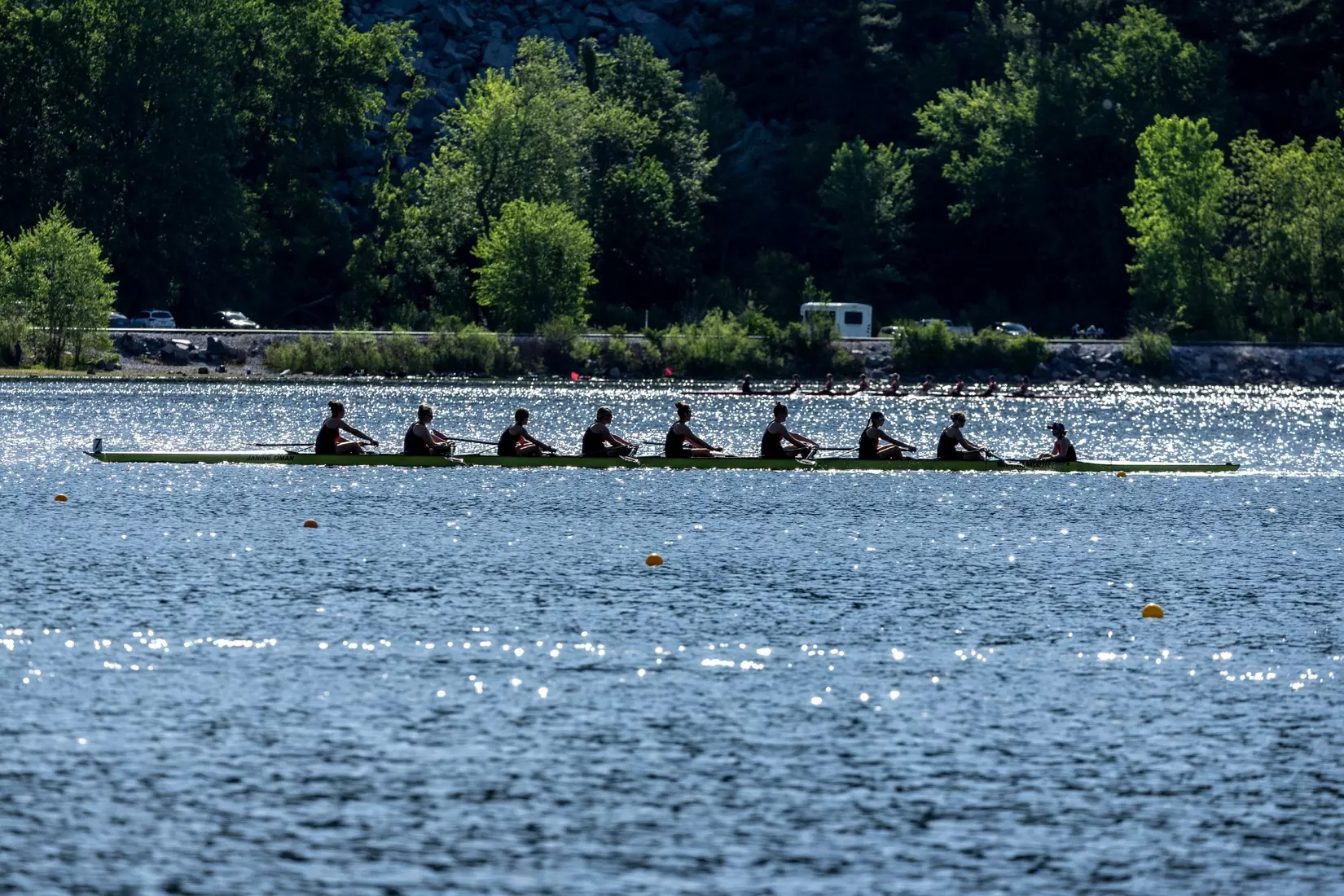 The 2024 Big Ten Rowing Championships on Devil’s Lake at Devil’s Lake State Park in Baraboo, Wisconsin, Sunday May 19, 2024.