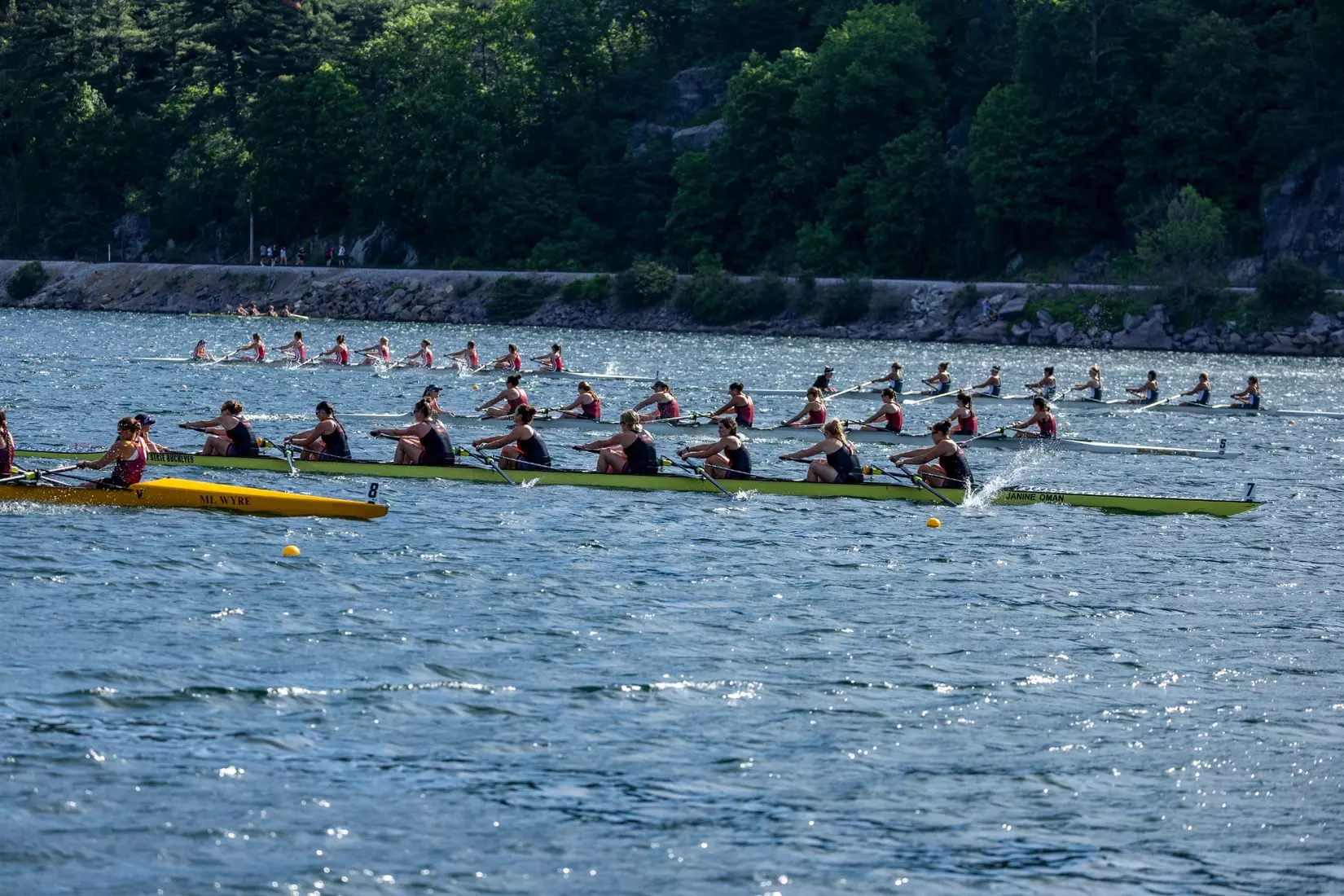 The 2024 Big Ten Rowing Championships on Devil’s Lake at Devil’s Lake State Park in Baraboo, Wisconsin, Sunday May 19, 2024.