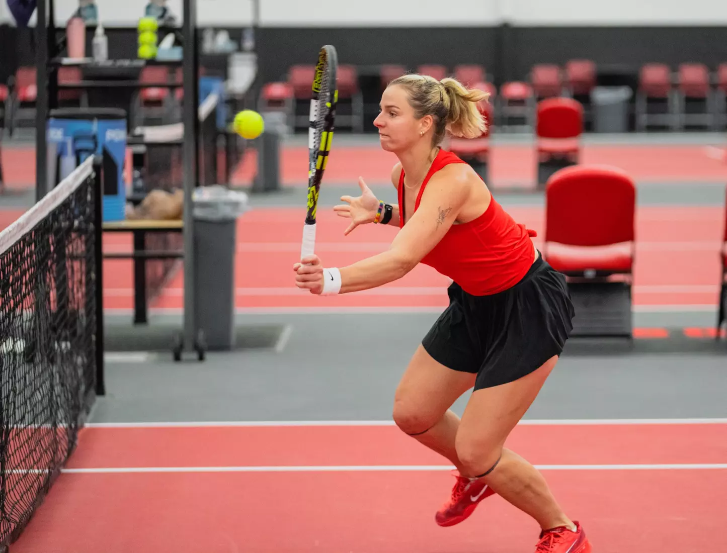 Ohio State women's tennis defeats Toledo 4-0 in the first round of the NCAA Tournament May 4 in Columbus, Ohio.