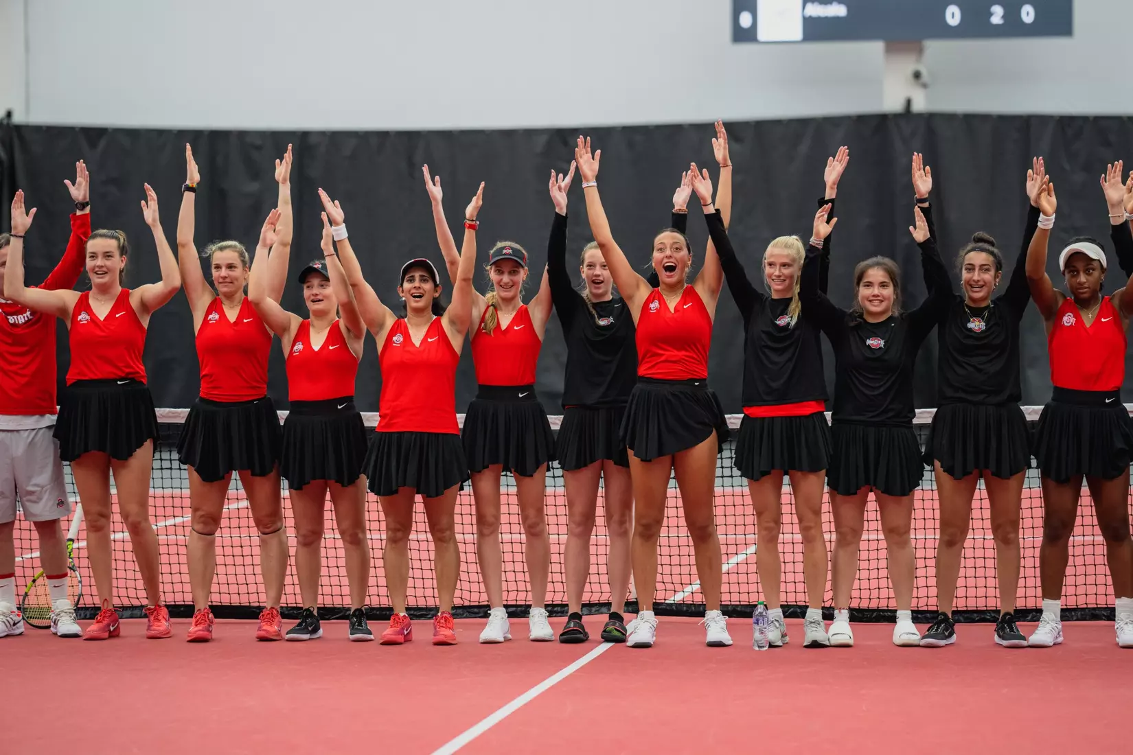 Ohio State women's tennis defeats Toledo 4-0 in the first round of the NCAA Tournament May 4 in Columbus, Ohio.