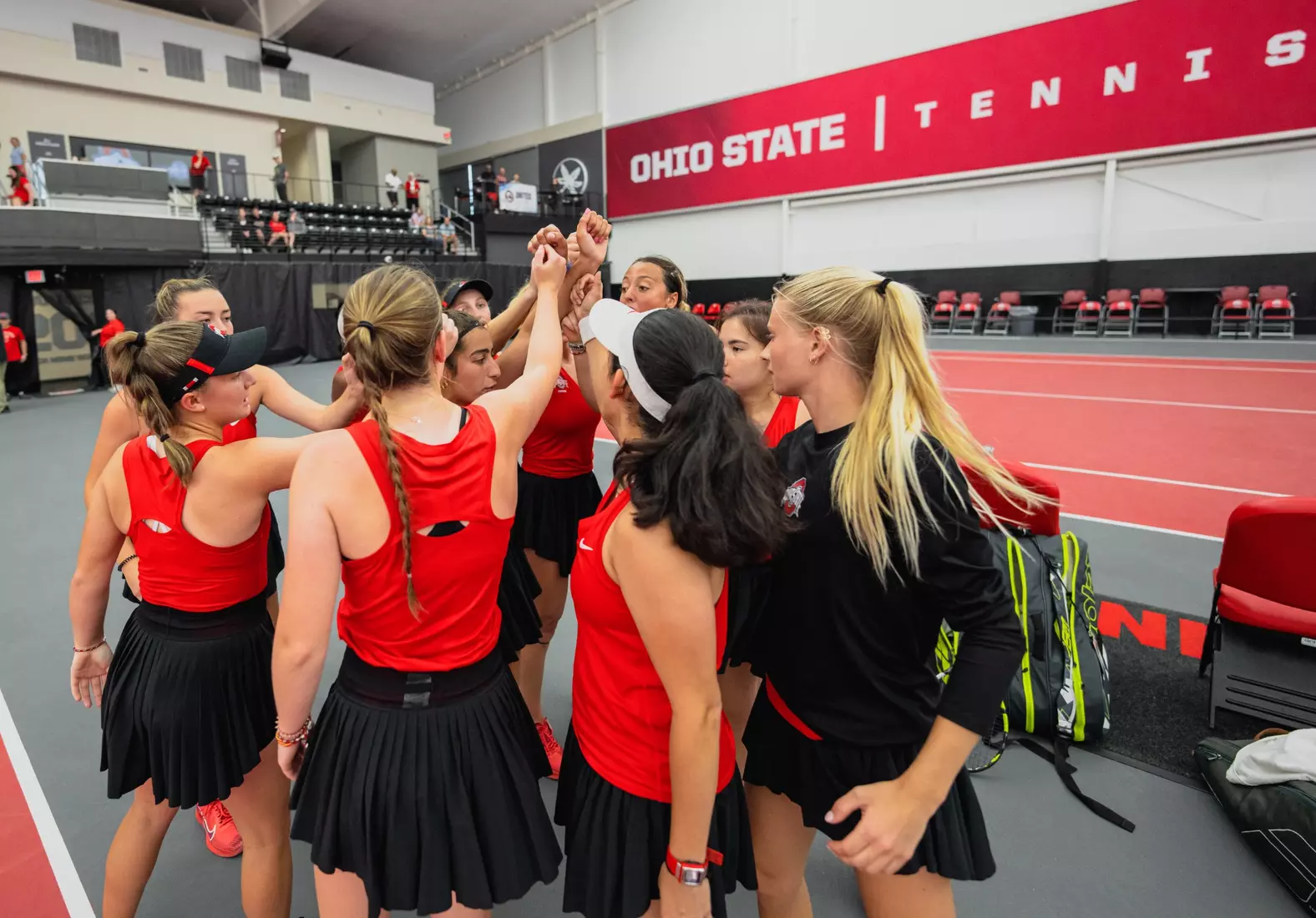 Ohio State women's tennis defeats Toledo 4-0 in the first round of the NCAA Tournament May 4 in Columbus, Ohio.