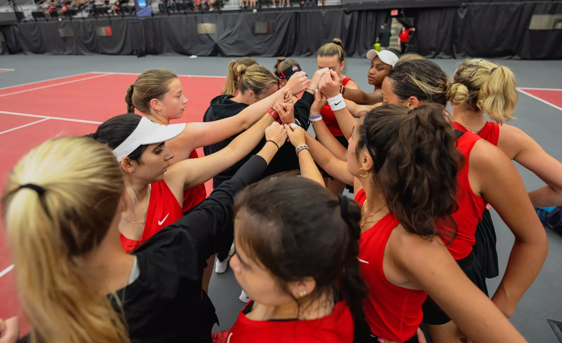 Ohio State women's tennis defeats Toledo 4-0 in the first round of the NCAA Tournament May 4 in Columbus, Ohio.