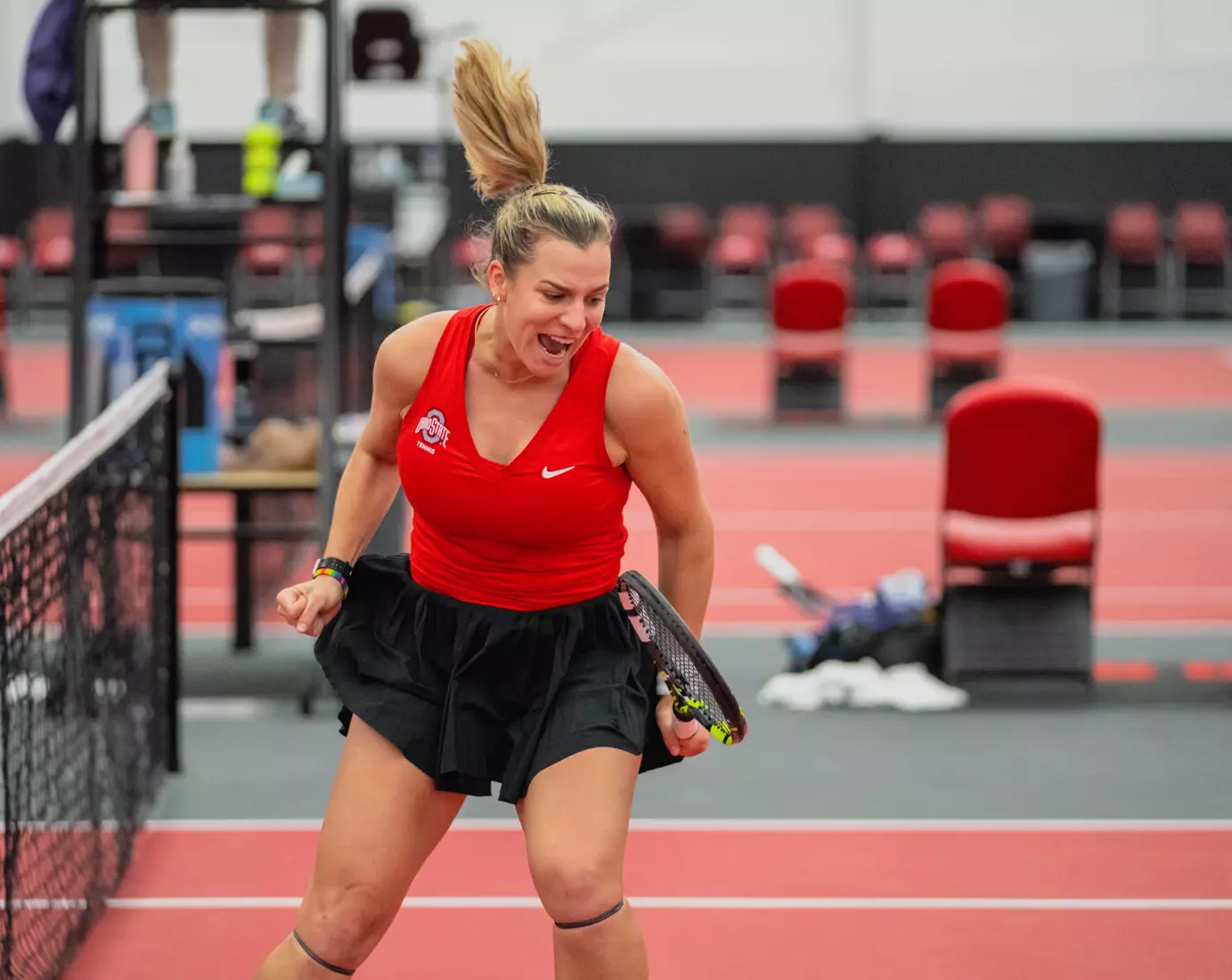 Ohio State women's tennis defeats Toledo 4-0 in the first round of the NCAA Tournament May 4 in Columbus, Ohio.