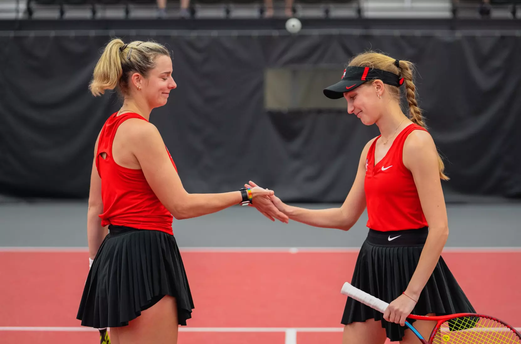 Ohio State women's tennis defeats Toledo 4-0 in the first round of the NCAA Tournament May 4 in Columbus, Ohio.