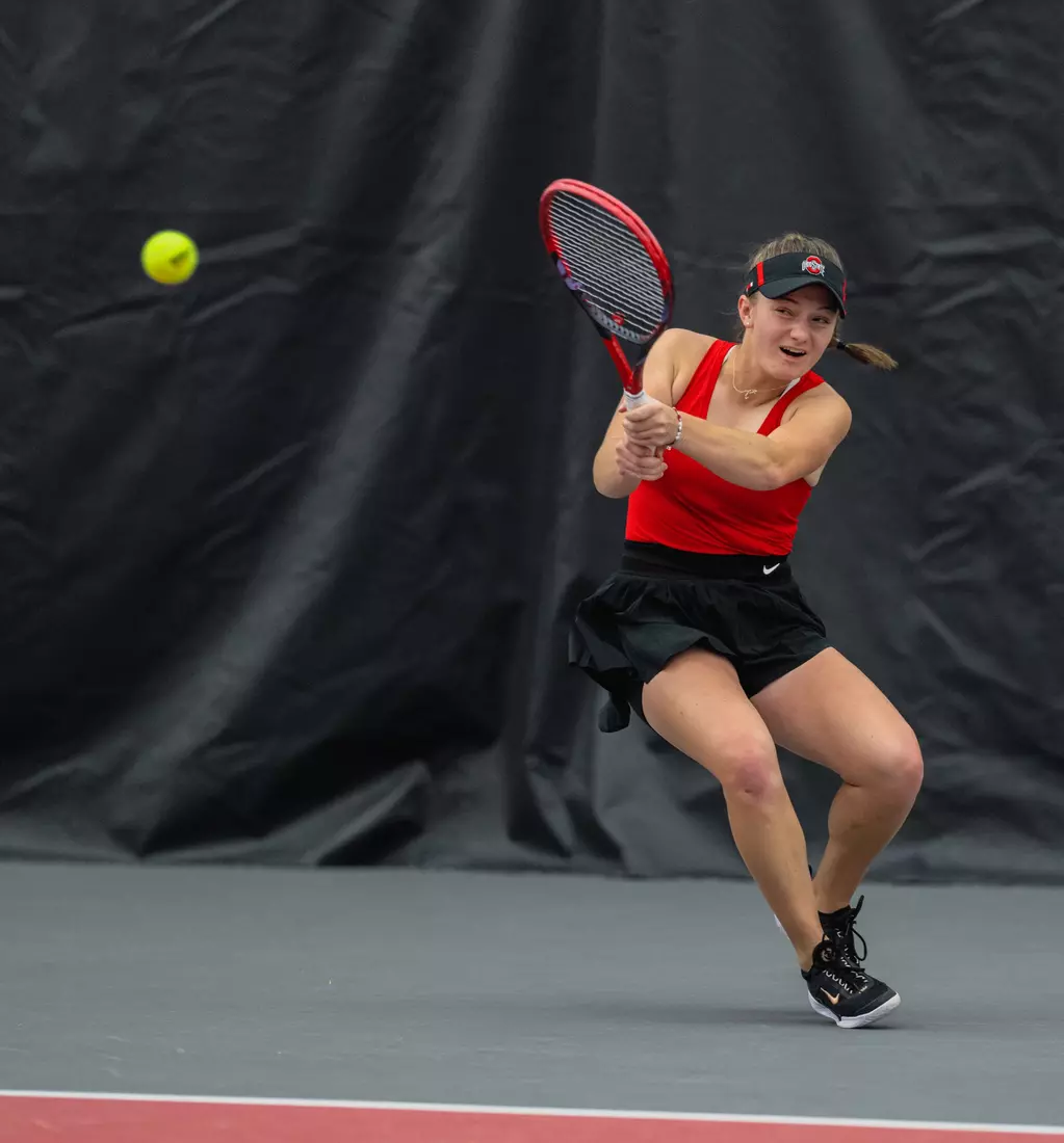 Ohio State women's tennis defeats Toledo 4-0 in the first round of the NCAA Tournament May 4 in Columbus, Ohio.