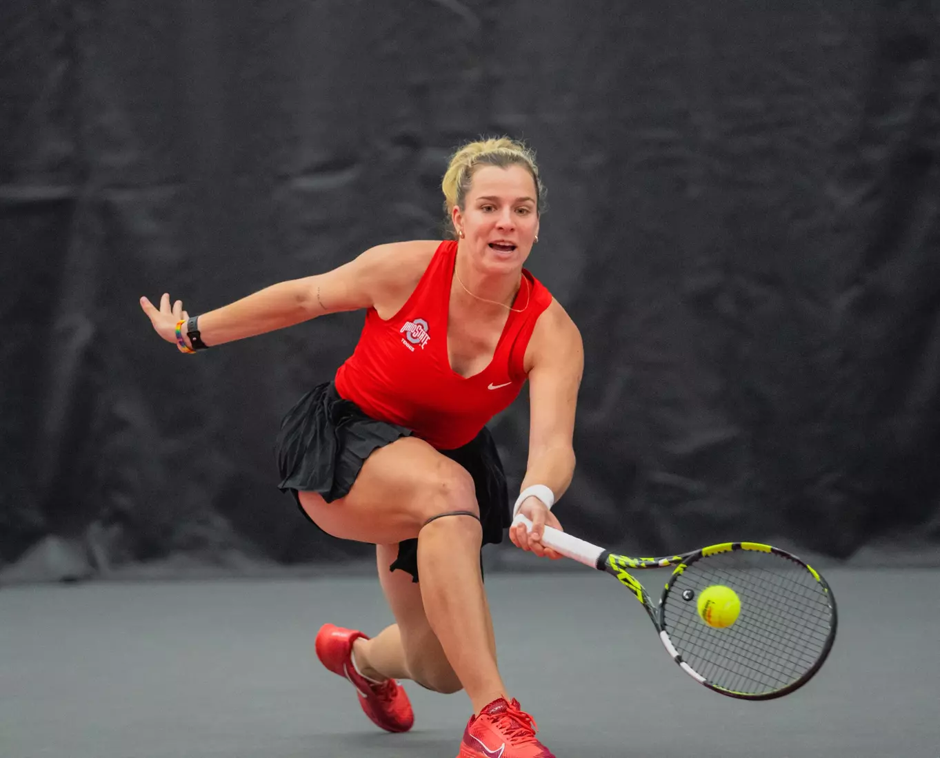 Ohio State women's tennis defeats Toledo 4-0 in the first round of the NCAA Tournament May 4 in Columbus, Ohio.