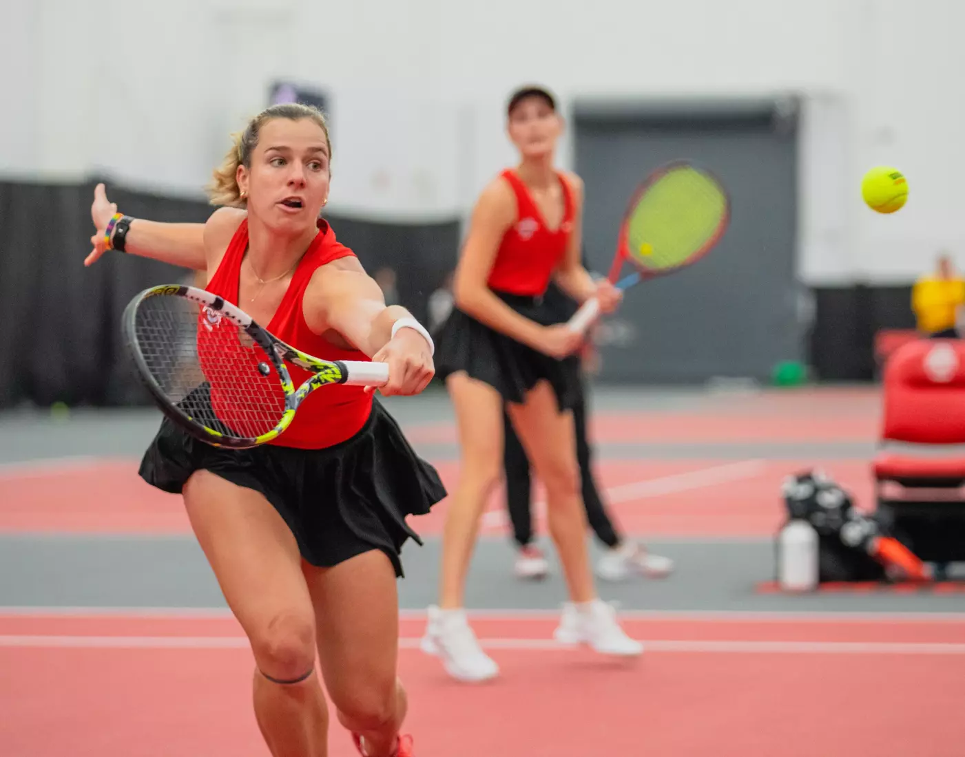 Ohio State women's tennis defeats Toledo 4-0 in the first round of the NCAA Tournament May 4 in Columbus, Ohio.