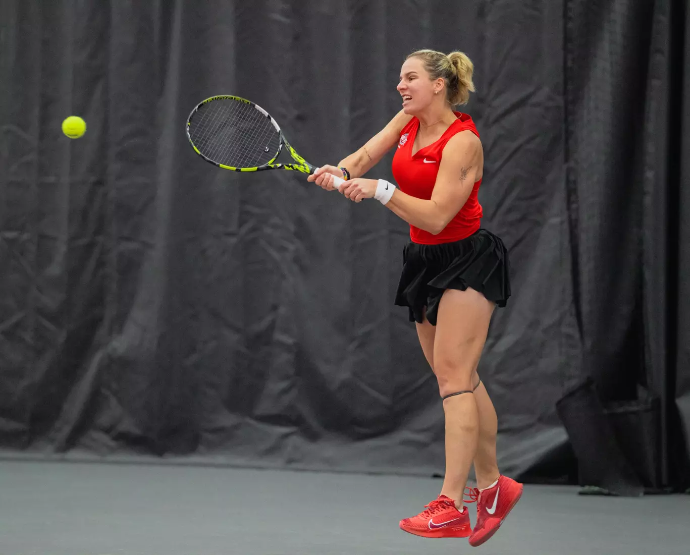 Ohio State women's tennis defeats Toledo 4-0 in the first round of the NCAA Tournament May 4 in Columbus, Ohio.