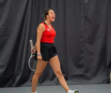 Ohio State women's tennis defeats Toledo 4-0 in the first round of the NCAA Tournament May 4 in Columbus, Ohio.