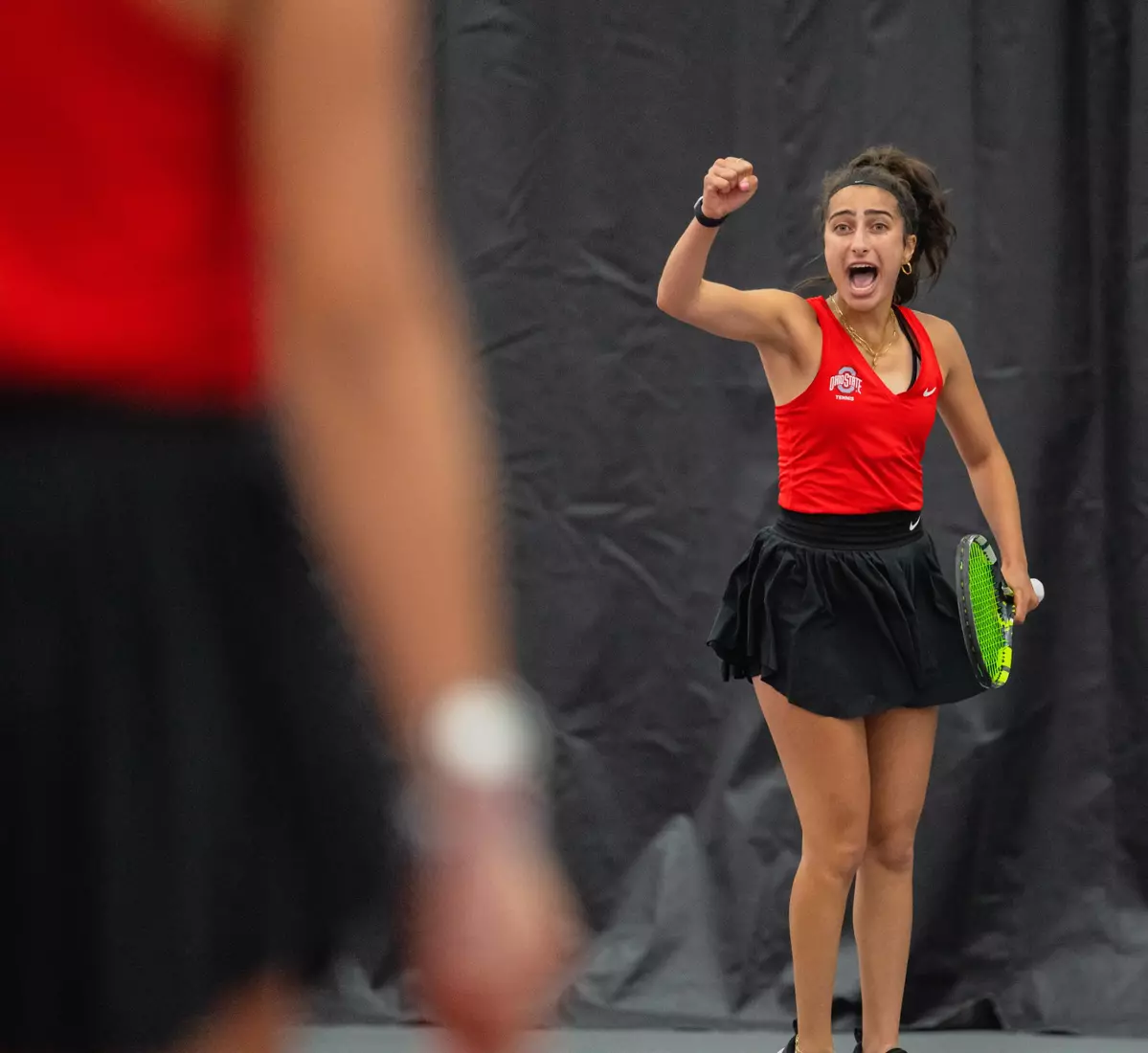 Ohio State women's tennis defeats Toledo 4-0 in the first round of the NCAA Tournament May 4 in Columbus, Ohio.