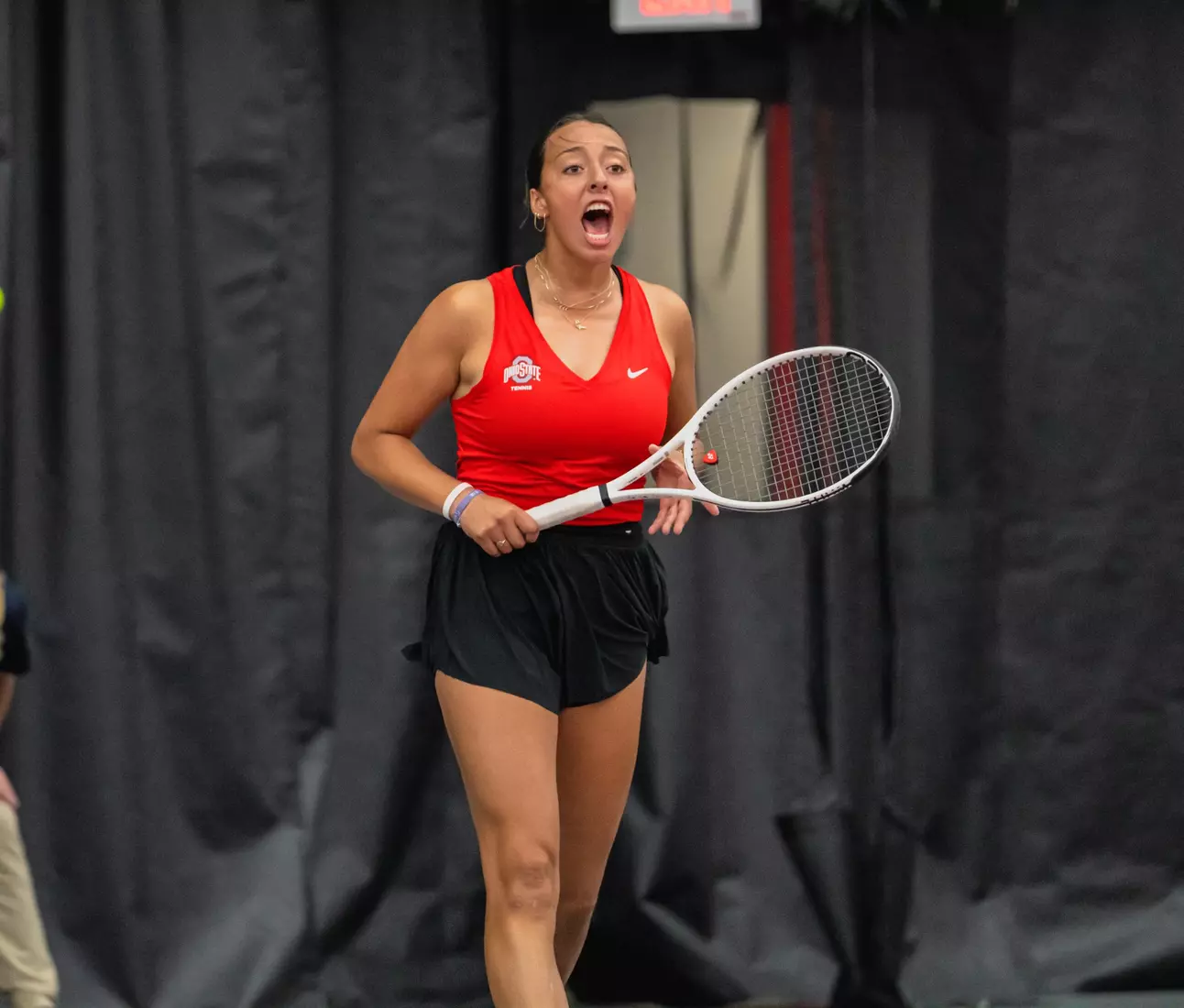 Ohio State women's tennis defeats Toledo 4-0 in the first round of the NCAA Tournament May 4 in Columbus, Ohio.