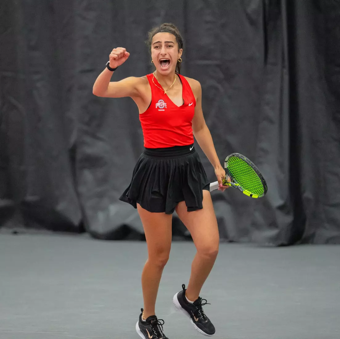 Ohio State women's tennis defeats Toledo 4-0 in the first round of the NCAA Tournament May 4 in Columbus, Ohio.
