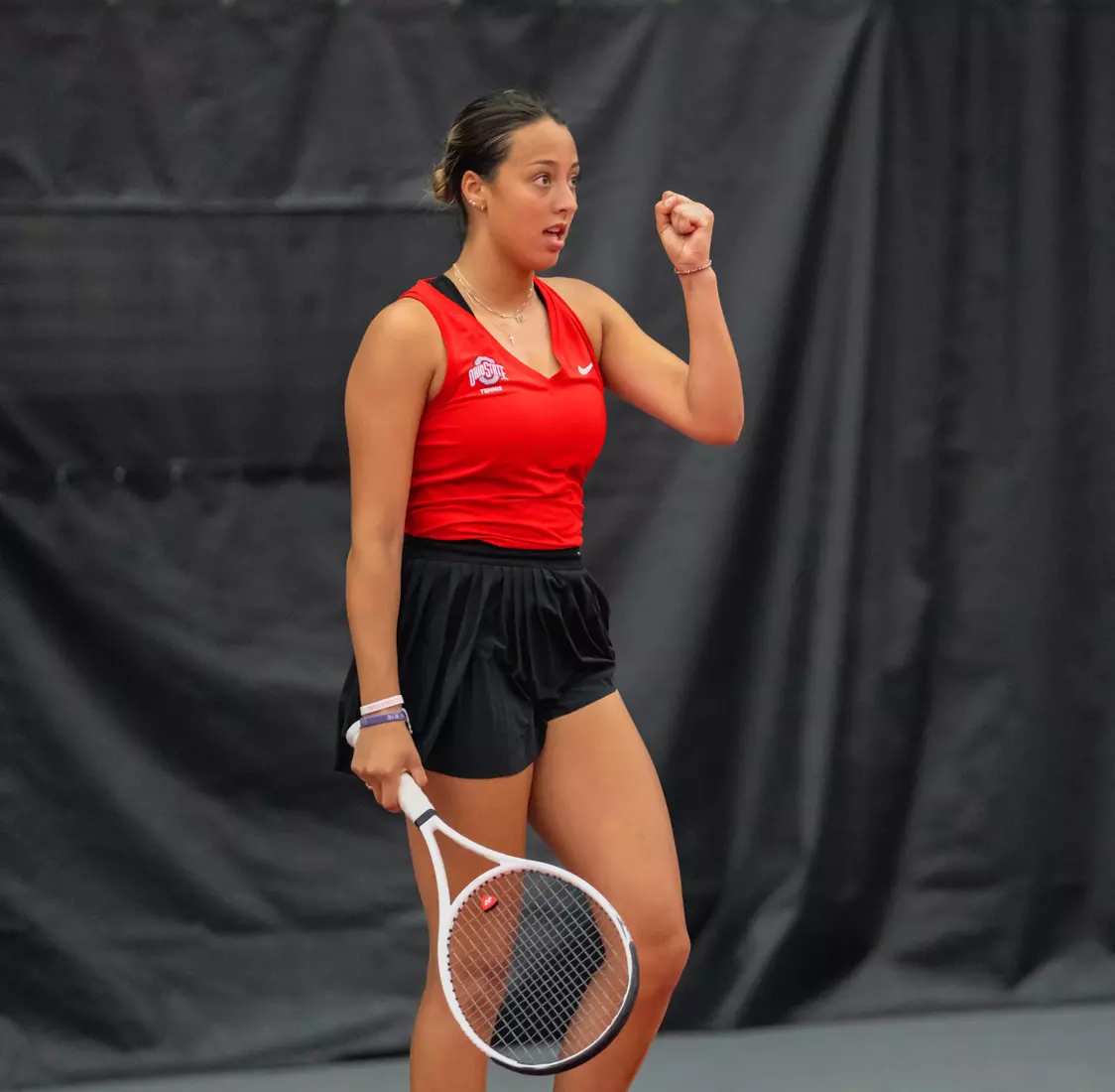 Ohio State women's tennis defeats Toledo 4-0 in the first round of the NCAA Tournament May 4 in Columbus, Ohio.