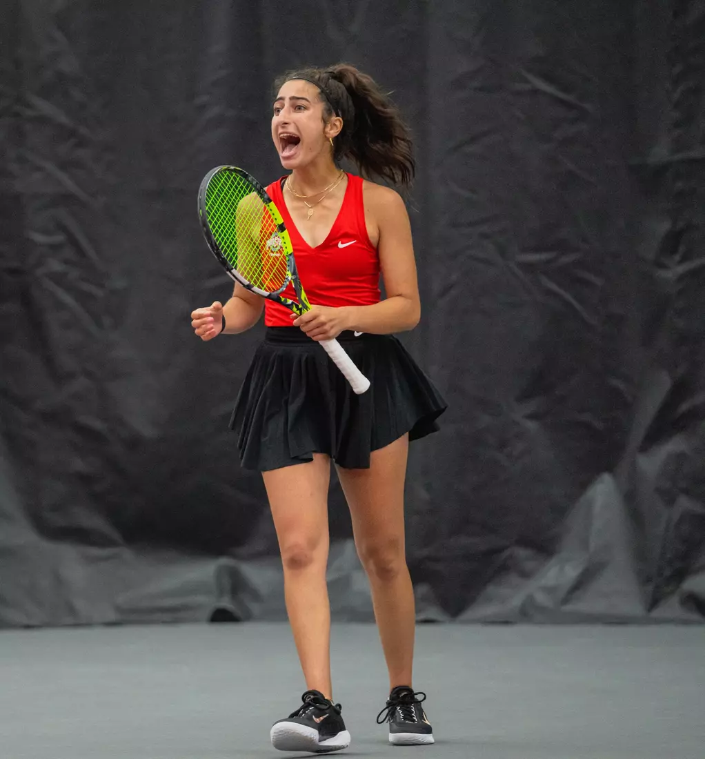 Ohio State women's tennis defeats Toledo 4-0 in the first round of the NCAA Tournament May 4 in Columbus, Ohio.