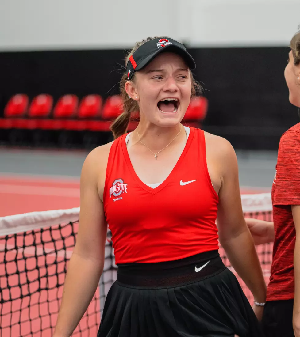 Ohio State women's tennis defeats Toledo 4-0 in the first round of the NCAA Tournament May 4 in Columbus, Ohio.
