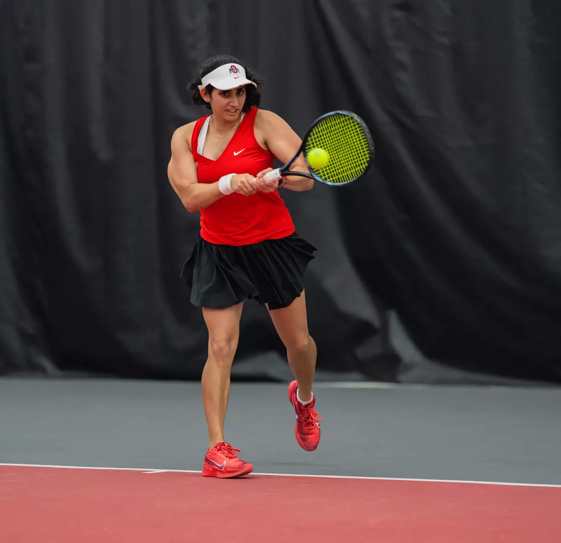 Ohio State women's tennis defeats Toledo 4-0 in the first round of the NCAA Tournament May 4 in Columbus, Ohio.