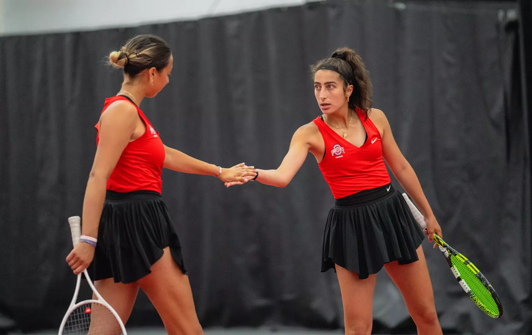 Ohio State women's tennis defeats Toledo 4-0 in the first round of the NCAA Tournament May 4 in Columbus, Ohio.
