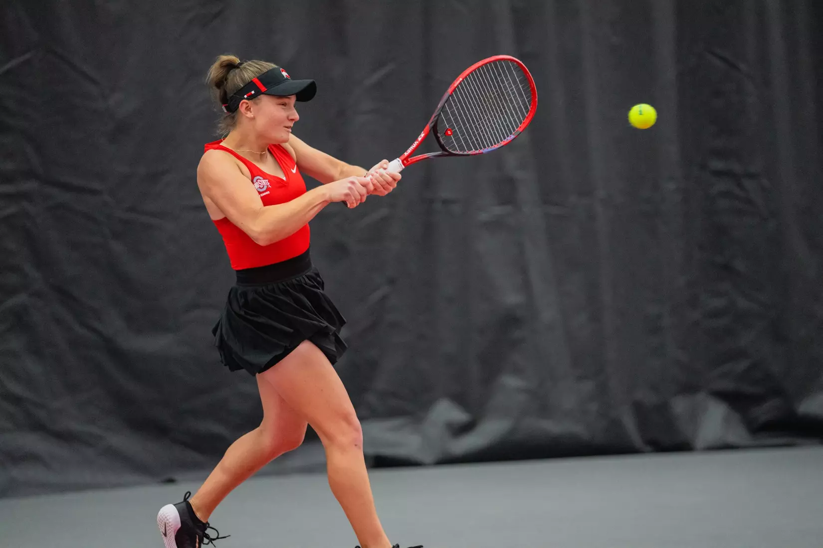 Ohio State women's tennis defeats Toledo 4-0 in the first round of the NCAA Tournament May 4 in Columbus, Ohio.