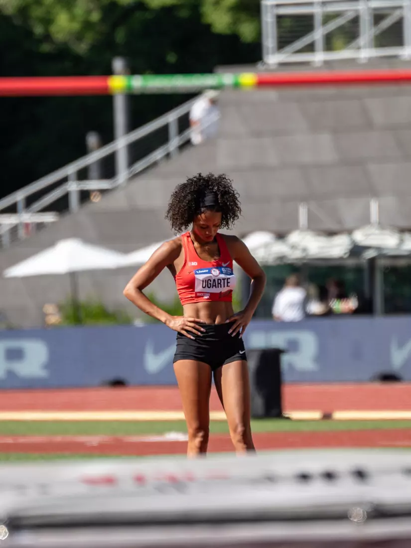 Amaya Ugarte at the 2024 U.S. Track and Field Olympic Trials