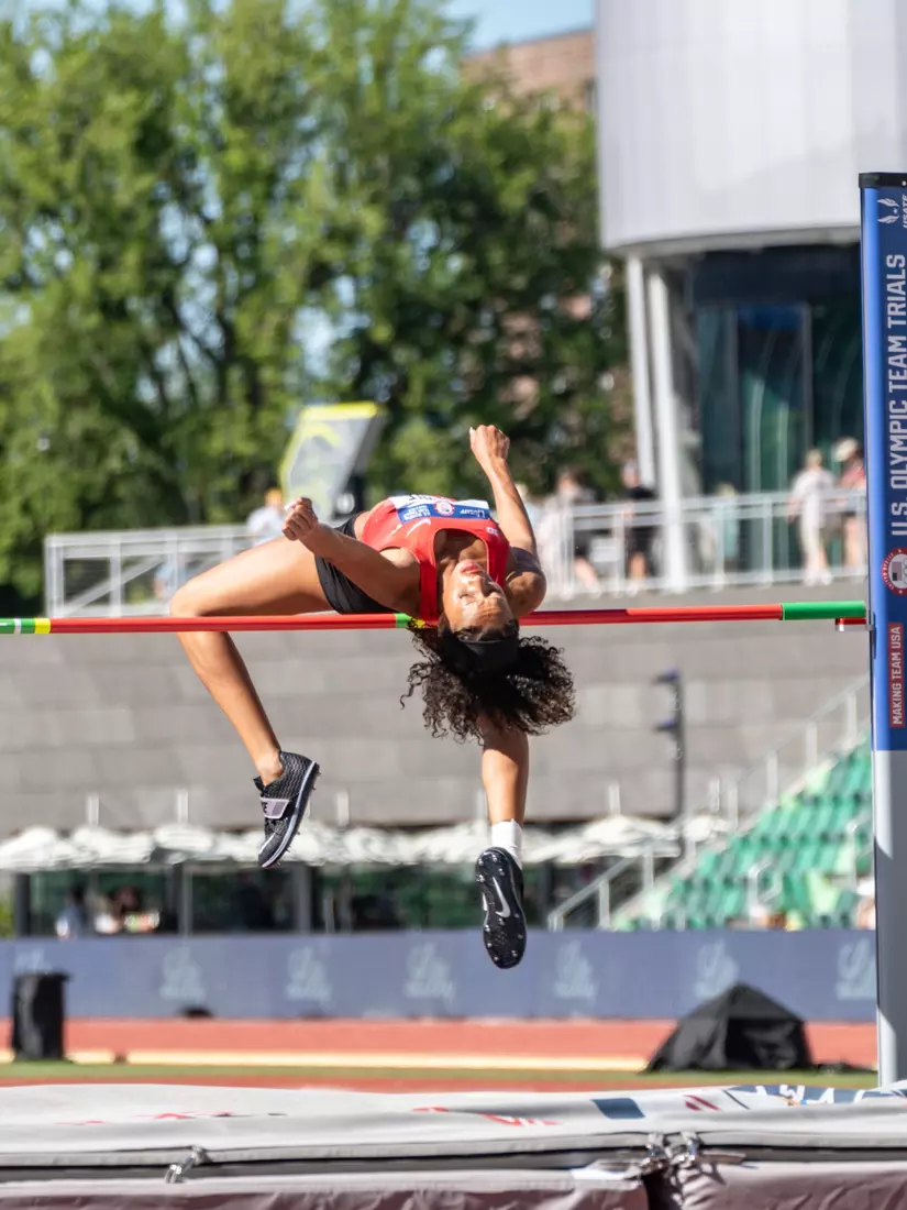 Amaya Ugarte at the 2024 U.S. Track and Field Olympic Trials