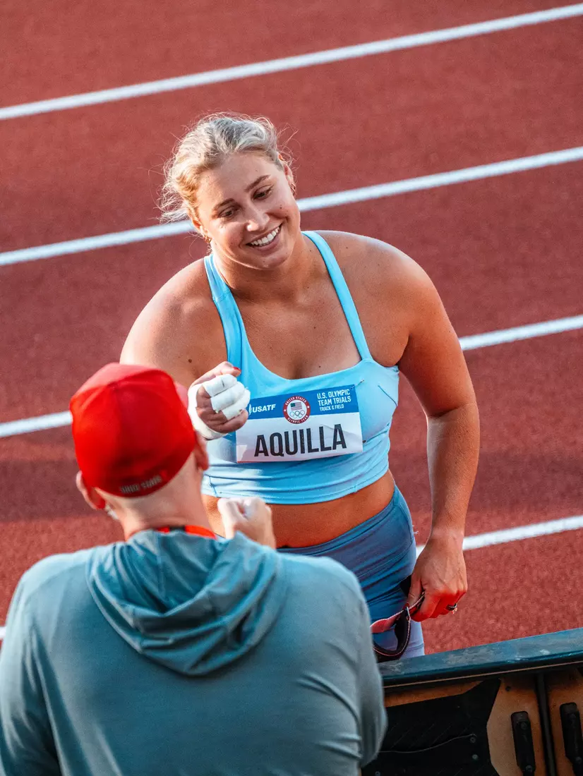 Adelaide Aquilla at 2024 U.S. Track and Field Olympic Trials