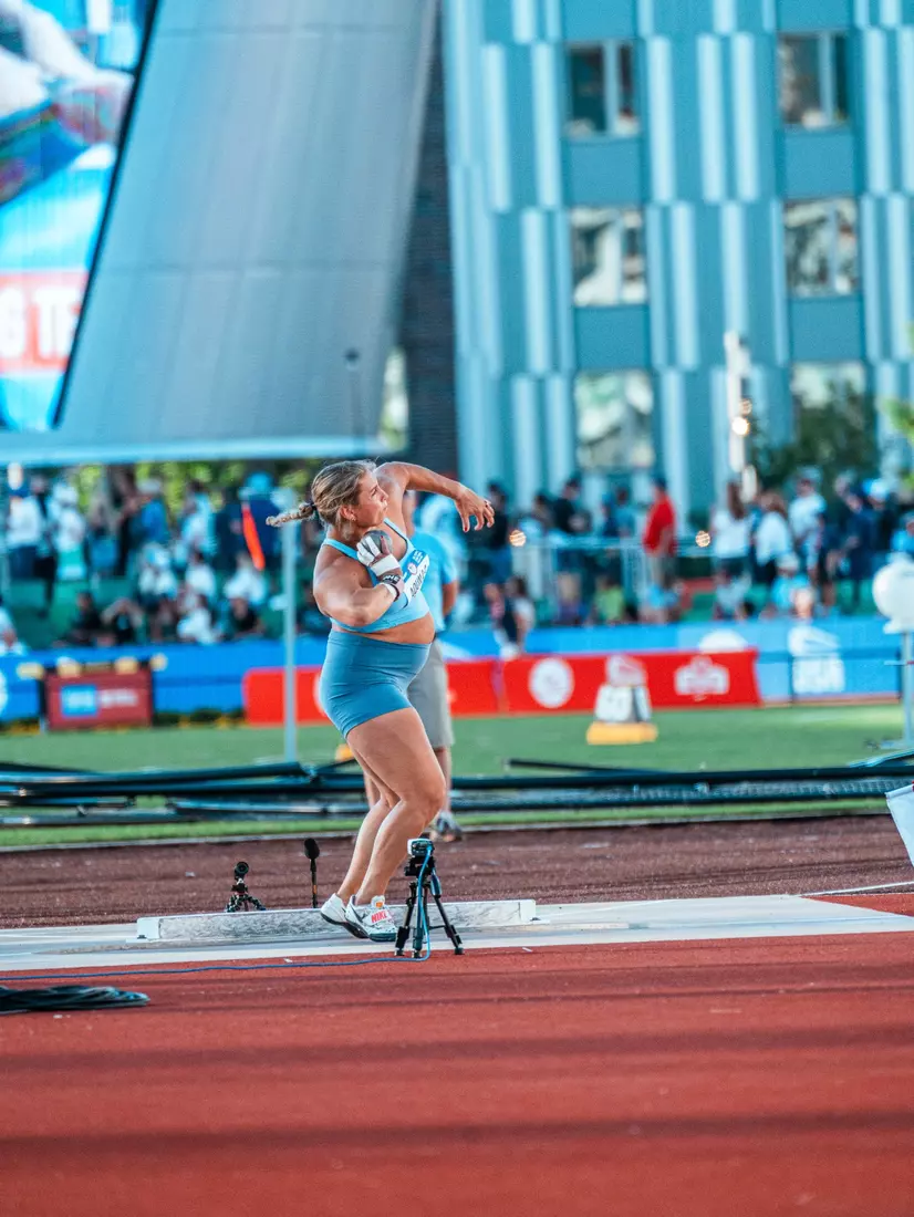 Adelaide Aquilla at 2024 U.S. Track and Field Olympic Trials