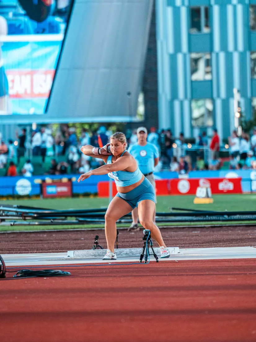 Adelaide Aquilla at 2024 U.S. Track and Field Olympic Trials