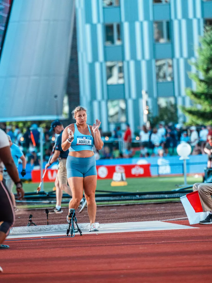 Adelaide Aquilla at 2024 U.S. Track and Field Olympic Trials
