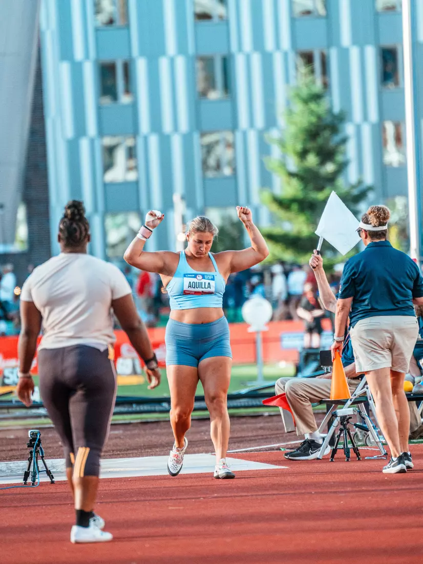 Adelaide Aquilla at 2024 U.S. Track and Field Olympic Trials