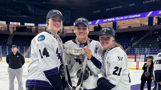 PWHL 2024 Champions - Clair DeGeorge, Sophie Jaques, Liz Schepers