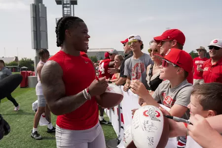 football training camp autograph signing 2024