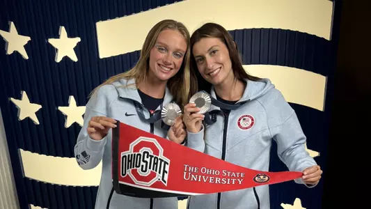 Ruby Remati and Keana Hunter Silver Medal