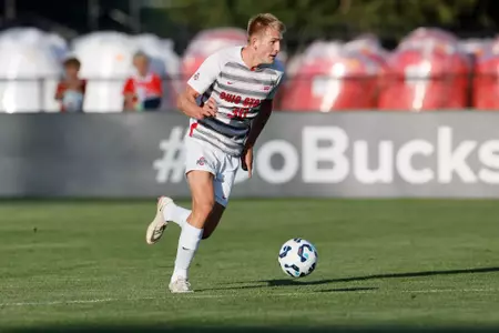 Ohio State men's soccer vs. Wright State Saturday, Aug. 10, 2024, in Columbus, Ohio. (Photo/Jay LaPrete)