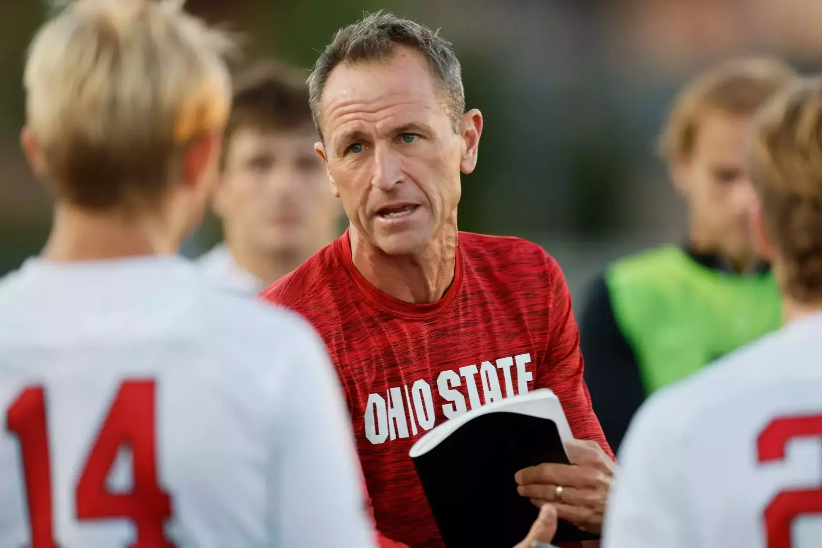Ohio State men's soccer vs. Wright State Saturday, Aug. 10, 2024, in Columbus, Ohio. (Photo/Jay LaPrete)