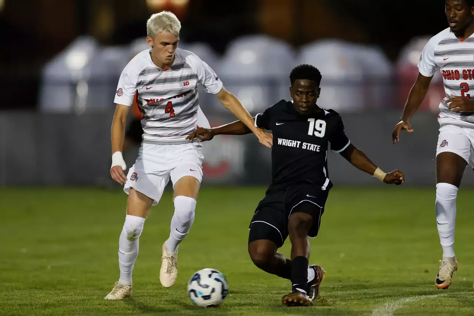 Ohio State men's soccer vs. Wright State Saturday, Aug. 10, 2024, in Columbus, Ohio. (Photo/Jay LaPrete)
