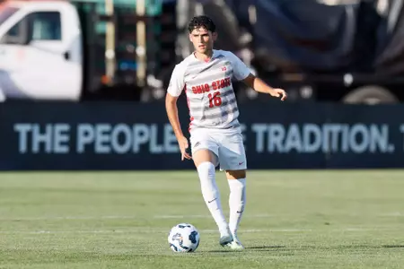 Ohio State men's soccer vs. Wright State Saturday, Aug. 10, 2024, in Columbus, Ohio. (Photo/Jay LaPrete)