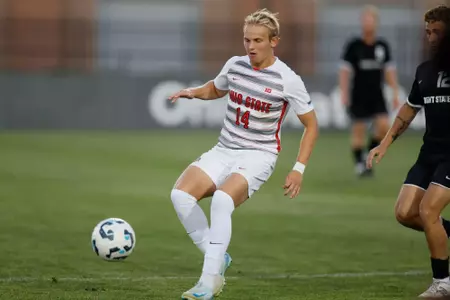 Ohio State men's soccer vs. Wright State Saturday, Aug. 10, 2024, in Columbus, Ohio. (Photo/Jay LaPrete)
