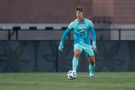 Ohio State men's soccer vs. Wright State Saturday, Aug. 10, 2024, in Columbus, Ohio. (Photo/Jay LaPrete)