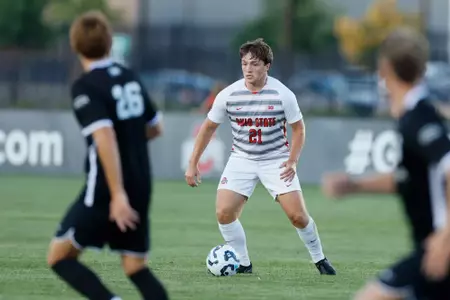 Ohio State men's soccer vs. Wright State Saturday, Aug. 10, 2024, in Columbus, Ohio. (Photo/Jay LaPrete)