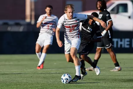 Ohio State men's soccer vs. Wright State Saturday, Aug. 10, 2024, in Columbus, Ohio. (Photo/Jay LaPrete)