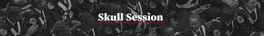 Skull Session Banner for Website from University 2024